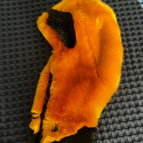 Golden Wolf Luxe Faux Fur SpiritHood - Picture 3 of 7